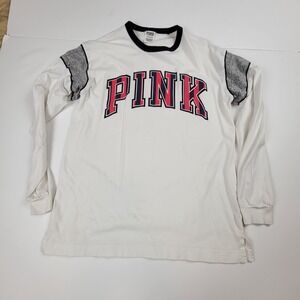 Victoria's Secret PINK Long-Sleeve Campus Tee Size Small